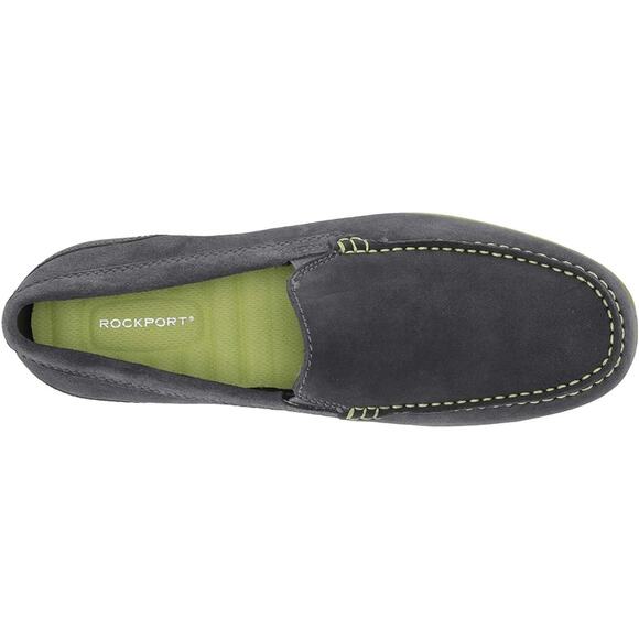 Rockport Men Malcom Venetian Slip On Moc Toe Loafers Size US 11.5M Grey Suede - Picture 5 of 6